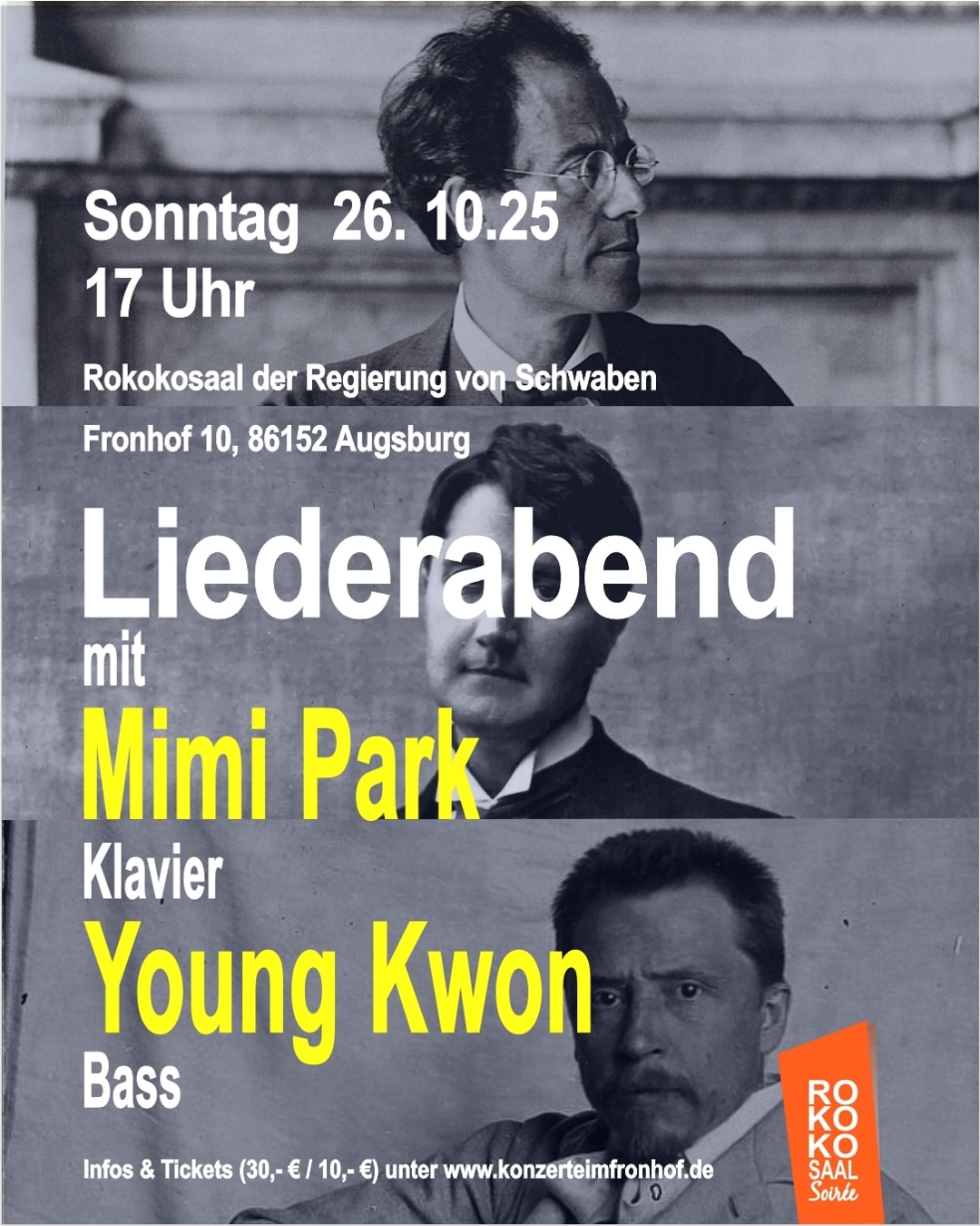 Rokokosaal Soiree 26.10.25 Programm